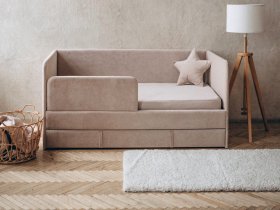 Диван-кровать Happy (бежевый) в Тогучине - toguchin.mebel-nsk.ru | фото