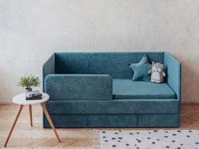 Диван-кровать Happy (бирюзовый) в Тогучине - toguchin.mebel-nsk.ru | фото