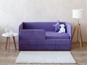 Диван-кровать Happy (сиреневый) в Тогучине - toguchin.mebel-nsk.ru | фото