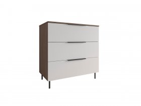 Комод 900 Роза (орех франклин карамельный/бежевый скин) в Тогучине - toguchin.mebel-nsk.ru | фото