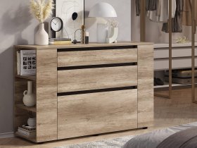 Комод КМ-06 Энигма (венге/дуб каньон) в Тогучине - toguchin.mebel-nsk.ru | фото