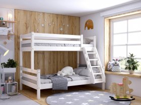 Кровать двухъярусная Адель (белый) в Тогучине - toguchin.mebel-nsk.ru | фото