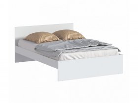 Кровать двуспальная 1,4м Бруклин СБ-3353 (белый) в Тогучине - toguchin.mebel-nsk.ru | фото