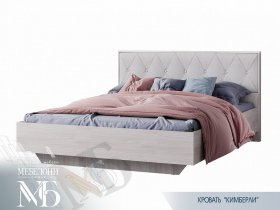 Кровать двуспальная 1,6м Кимберли КР-13 в Тогучине - toguchin.mebel-nsk.ru | фото