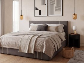 Кровать двуспальная 1,6м с подъем. мех. Леванте в Тогучине - toguchin.mebel-nsk.ru | фото