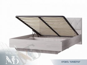 Кровать двуспальная с подъем. мех. 1,6 м  Кимберли КР-13 в Тогучине - toguchin.mebel-nsk.ru | фото
