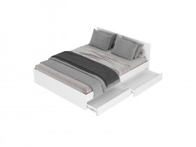 Кровать двуспальная с ящиками 1,4м Симпл КР-12 в Тогучине - toguchin.mebel-nsk.ru | фото