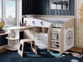Кровать комбинированная «Немо» в Тогучине - toguchin.mebel-nsk.ru | фото