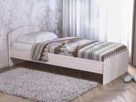 Кровать односпальная 80 с низкой спинкой (ясень шимо светлый) в Тогучине - toguchin.mebel-nsk.ru | фото