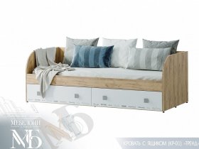 Кровать с ящиками Тренд КР-01 в Тогучине - toguchin.mebel-nsk.ru | фото