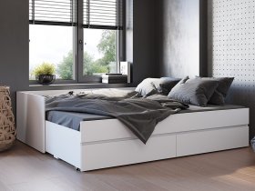 Кровать-трансформер Симпл КР-51 (белый) в Тогучине - toguchin.mebel-nsk.ru | фото