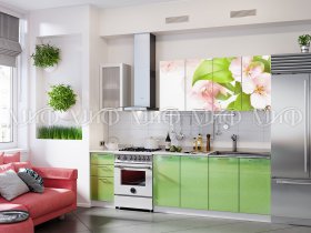 Кухонный гарнитур Яблоневый цвет в Тогучине - toguchin.mebel-nsk.ru | фото