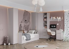 Модульная детская «Тефия» (тефия/софт сантьяго) в Тогучине - toguchin.mebel-nsk.ru | фото