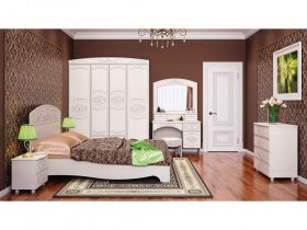 Модульная спальня Каролина в Тогучине - toguchin.mebel-nsk.ru | фото