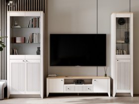 Модульная стенка Валенсия в Тогучине - toguchin.mebel-nsk.ru | фото