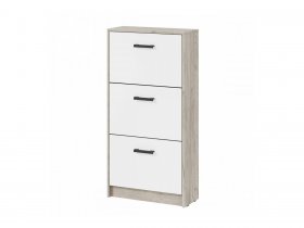 Обувница ОБ-2 Вега (дуб крафт серый/белый) в Тогучине - toguchin.mebel-nsk.ru | фото