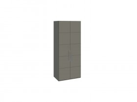 Шкаф для одежды с 2 дверями Наоми (джут/фон серый) СМ-208.07.03 в Тогучине - toguchin.mebel-nsk.ru | фото