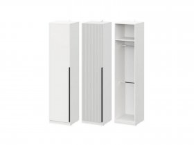 Шкаф ШК-50 Эккервуд (белый) в Тогучине - toguchin.mebel-nsk.ru | фото