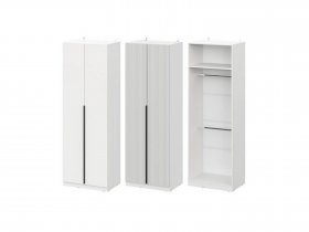 Шкаф ШК-75 Эккервуд (белый) в Тогучине - toguchin.mebel-nsk.ru | фото