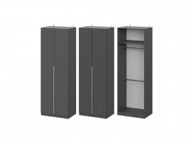 Шкаф ШК-75 Эккервуд (графит) в Тогучине - toguchin.mebel-nsk.ru | фото