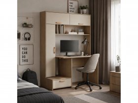Стол письменный Лайт 03.243  (плэйн/сатин) в Тогучине - toguchin.mebel-nsk.ru | фото